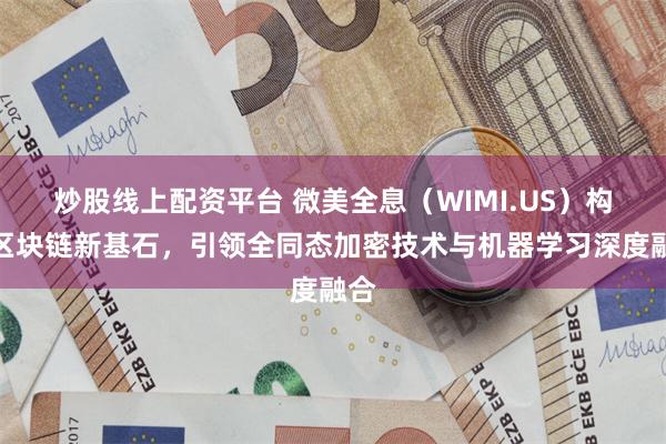 炒股线上配资平台 微美全息（WIMI.US）构筑区块链新基石，引领全同态加密技术与机器学习深度融合