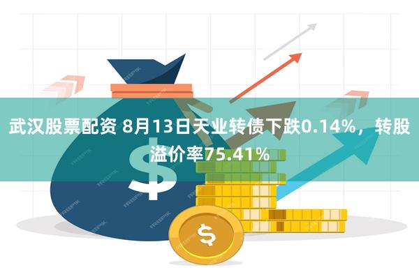 武汉股票配资 8月13日天业转债下跌0.14%，转股溢价率75.41%