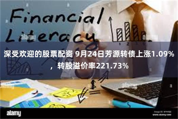 深受欢迎的股票配资 9月24日芳源转债上涨1.09%，转股溢价率221.73%