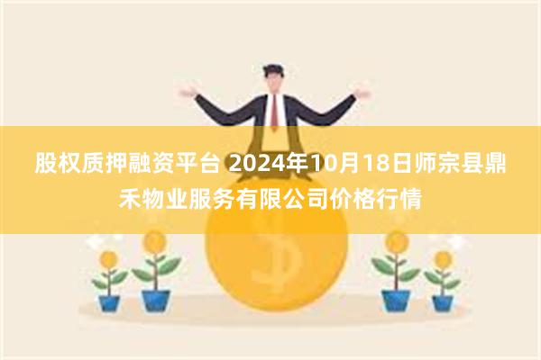 股权质押融资平台 2024年10月18日师宗县鼎禾物业服务有限公司价格行情