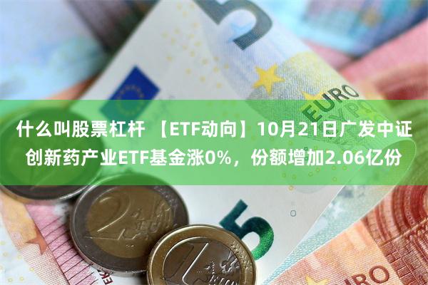 什么叫股票杠杆 【ETF动向】10月21日广发中证创新药产业ETF基金涨0%，份额增加2.06亿份