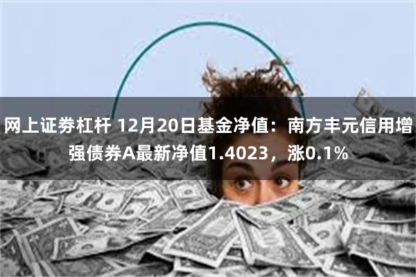 网上证劵杠杆 12月20日基金净值：南方丰元信用增强债券A最新净值1.4023，涨0.1%