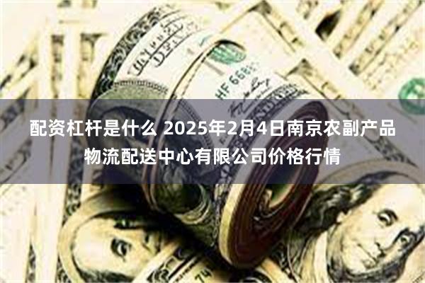 配资杠杆是什么 2025年2月4日南京农副产品物流配送中心有限公司价格行情